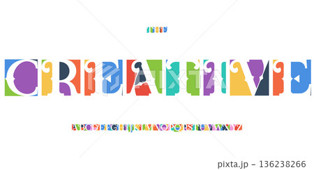Retro Carnival Font Logo Alphabet Vector Decorative Letter Set Typography, Funky Typographic Design for Title Text, Medieval Poster Headline, Type Symbol Logotype, Victorian Fonts. Vector Typeface Retro Carnival Font Logo Alphabet Vector Decorative Letter Set Typography, Funky Typographic Design for Title Text, Medieval Poster Headline, Type Symbol Logotype, Victorian Fonts. Vector Typeface 136238266
