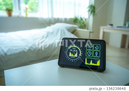 睡眠記録アプリ表示 136238648