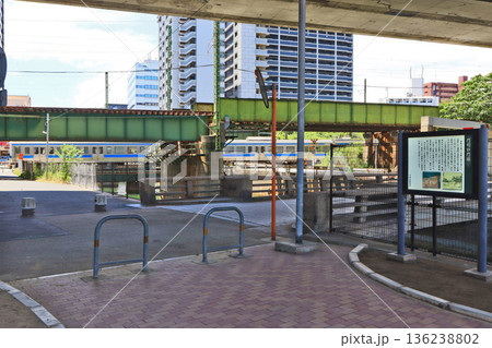 北九州市小倉北区の史跡長崎街道小倉城外郭門司口門跡 136238802