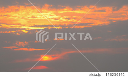 beautiful golden sky and sunlight in the morning beautiful golden sky and sunlight in the morning 136239162