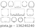 Hand Drawn Easter Bunny Frame Set 136240240