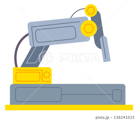 Industrial waterjet metalworking. Plasma welding machinery icon 136241015
