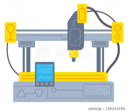 Laser cutting machine. Electric industrial metal manufacture 136241039