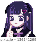 ドット絵 イラスト 地雷系女子 136241299