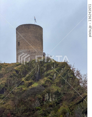 Esch-Sur-Sure, Wiltz, Grand Duche De Luxembourg, December 7, 2025, Historic cylindrical structure 136241651