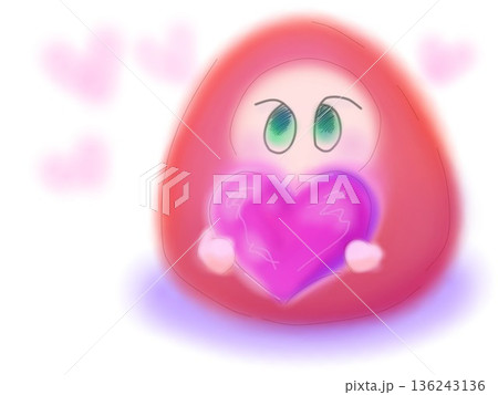 ハートを持った人 136243136