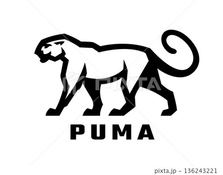 Wild cat. Puma logo. Wild cat. Puma logo. 136243221