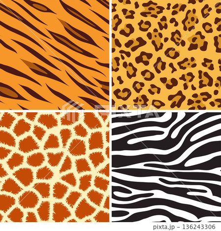Seamless animal print Seamless animal print 136243306