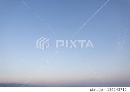 Beautiful clear gradient blue evening sky. Clear sky with color Beautiful clear gradient blue evening sky. Clear sky with color 136243712