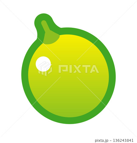 一粒のマスカットのイラスト 一粒のマスカットのイラスト 136243841