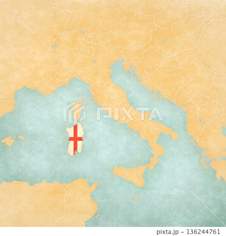 Map of Italy - Sardinia Map of Italy - Sardinia 136244761
