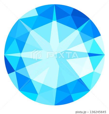 ダイヤモンドのイラスト 136245645