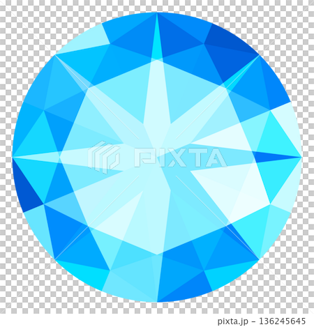 ダイヤモンドのイラスト 136245645
