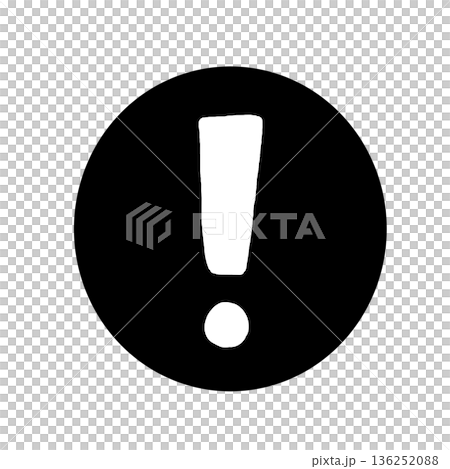 感嘆號警告圖標 136252088