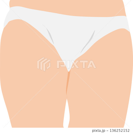 ダイエットに成功した女性のイラスト 136252152