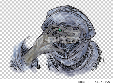 手のひらで顔を覆うポーズ 手のひらで顔を覆うポーズ 136252490