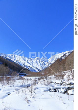 北アルプス後立山連峰 冬の不帰ノ嶮 北アルプス後立山連峰 冬の不帰ノ嶮 136252844
