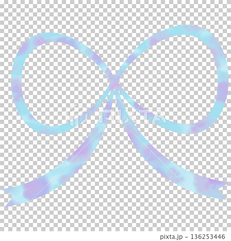 Beautiful watercolor ribbon icon image illustration Beautiful watercolor ribbon icon image illustration 136253446