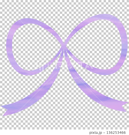 Beautiful watercolor ribbon icon image illustration Beautiful watercolor ribbon icon image illustration 136253466