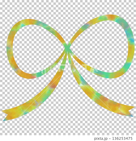 Beautiful watercolor ribbon icon image illustration Beautiful watercolor ribbon icon image illustration 136253475