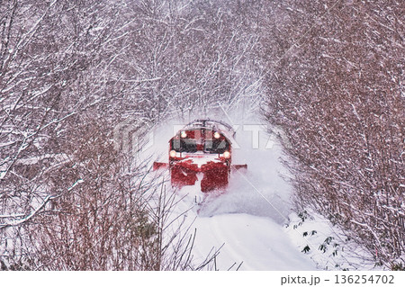 除雪列車DE-15 136254702