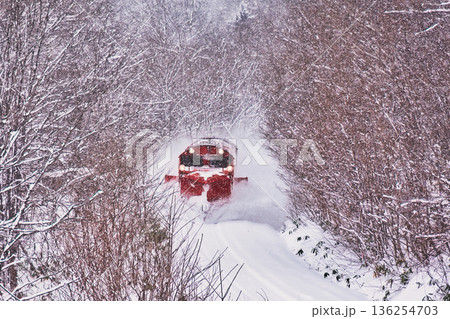 除雪列車DE-15 136254703