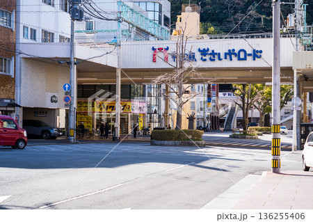 きさいやロード｜南予文化会館前通り｜牛鬼ストリート｜1月撮影｜愛媛県宇和島市 136255406