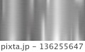 Brushed stainless steel texture with vertical grain silver texture 136255647