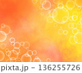 水彩の背景テクスチャ 136255726