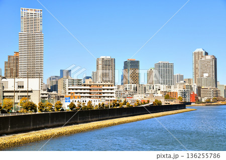 春海橋より佃方面を望む(東京都中央区)【2026.2】 春海橋より佃方面を望む(東京都中央区)【2026.2】 136255786