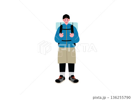 アウトドア好きの男性 アウトドア好きの男性 136255790