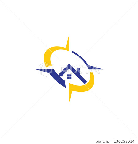 House with Compass Logo for Real Estate Property Direction or Construction Business Vector House with Compass Logo for Real Estate Property Direction or Construction Business Vector 136255914