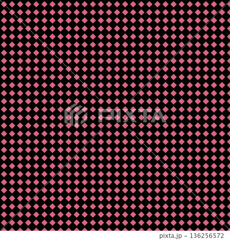 ハーレクインチェックの壁紙イラスト 136256572