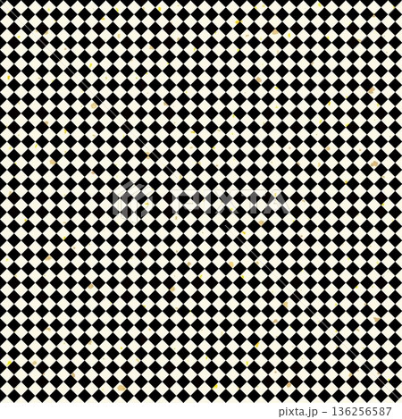 ハーレクインチェックの壁紙イラスト 136256587