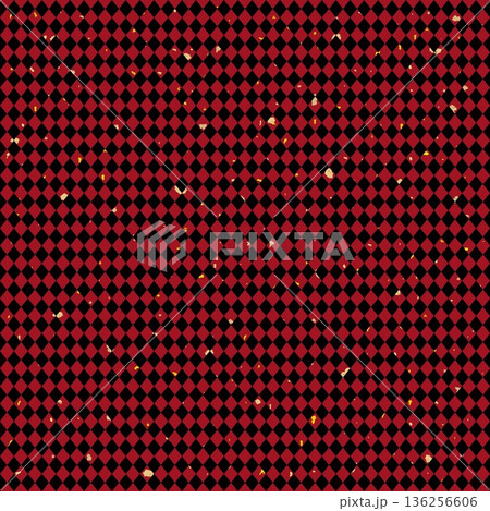 ハーレクインチェックの壁紙イラスト ハーレクインチェックの壁紙イラスト 136256606