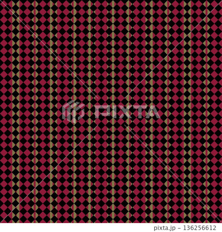 ハーレクインチェックの壁紙イラスト ハーレクインチェックの壁紙イラスト 136256612