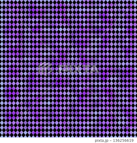 ハーレクインチェックの壁紙イラスト 136256619