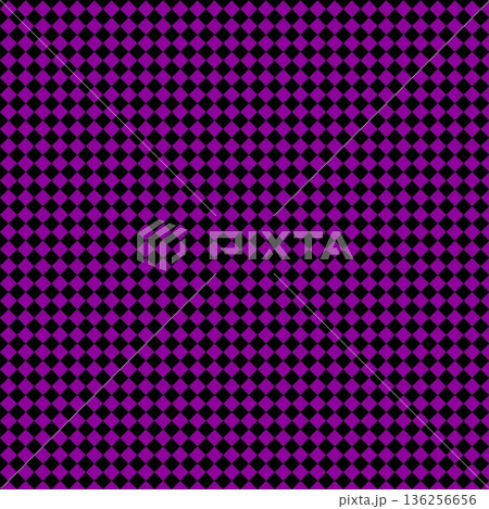 ハーレクインチェックの壁紙イラスト 136256656