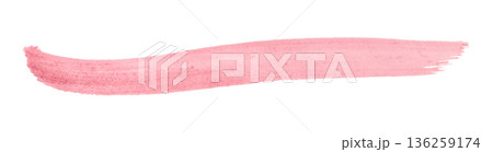pink watercolor background. Artistic hand paint. Isolated on transparent background. 136259174