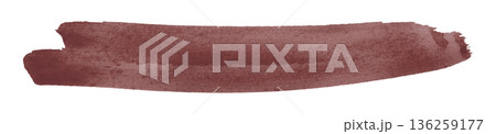 brown watercolor background. Artistic hand paint. Isolated on transparent background. 136259177