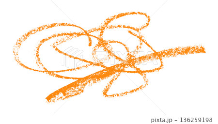 orange pencil strokes isolated on transparent background orange pencil strokes isolated on transparent background 136259198
