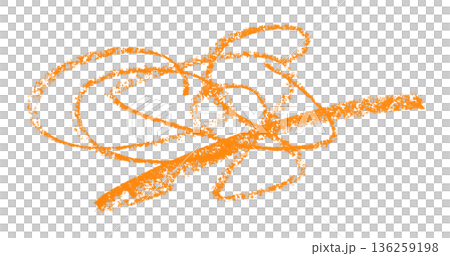 orange pencil strokes isolated on transparent background orange pencil strokes isolated on transparent background 136259198