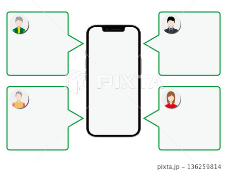 スマートフォンと口コミ 136259814