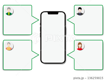 スマートフォンと口コミ 136259815