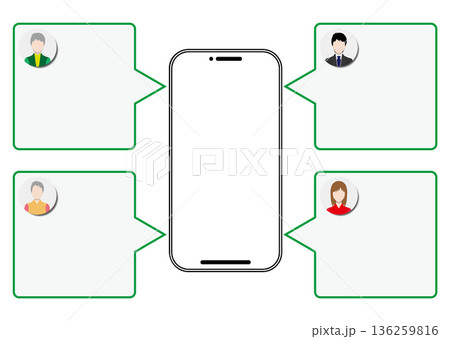 スマートフォンと口コミ スマートフォンと口コミ 136259816