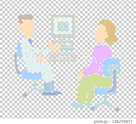 診察をする様子 136259871