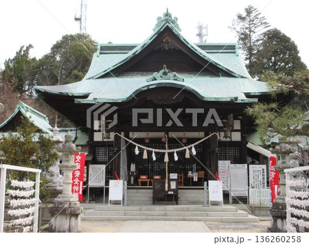 山口県岩国市!椎尾八幡宮の拝殿 山口県岩国市!椎尾八幡宮の拝殿 136260258
