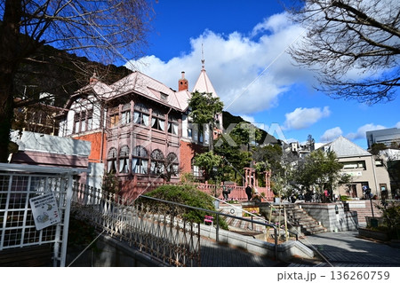 異国情緒あふれる冬の神戸観光名所と歴史的建造物の景観 異国情緒あふれる冬の神戸観光名所と歴史的建造物の景観 136260759
