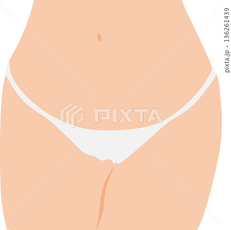 ダイエットに成功した女性のイラスト ダイエットに成功した女性のイラスト 136261439