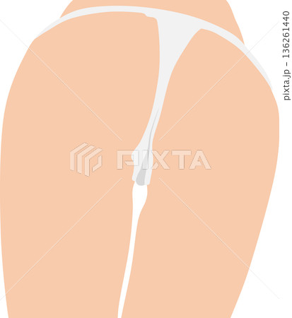 ダイエットに成功した女性のイラスト 136261440